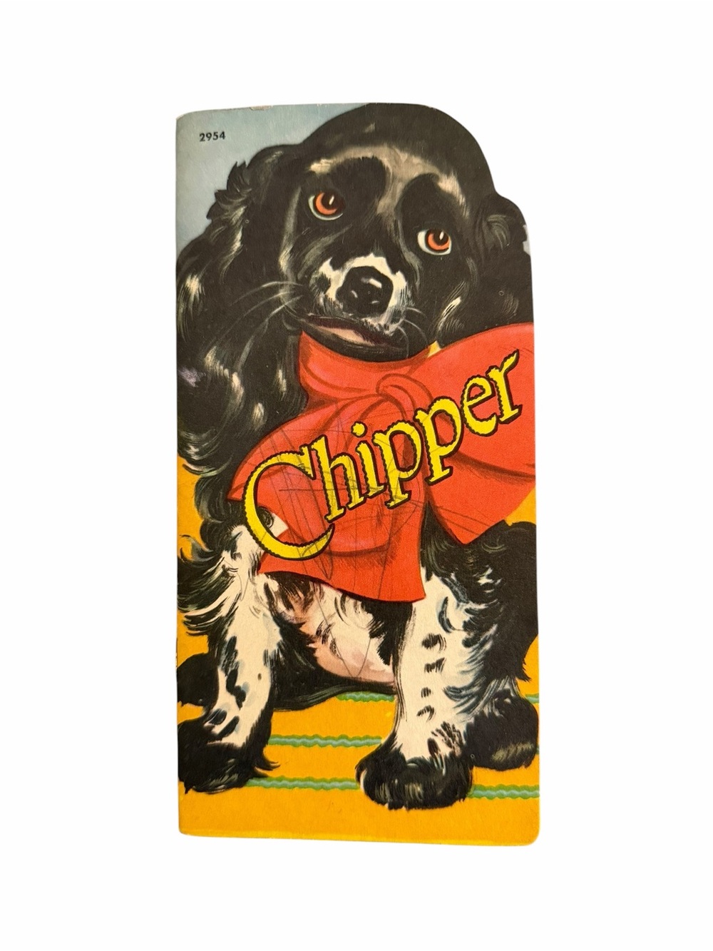 Vintage 1949 children's die-cut paperback book titled "Chipper"